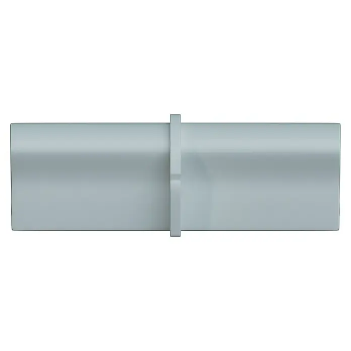 D-Line Kabelkanal-Zubehörkit - Weiß, Passend für: D-Line Kabelkanal 30 x 15 mm - Ein grauer, länglicher Rohrverbinder für sanitäre Anlagen. Das Produkt ist gut für Reparaturen an alten Leitungen oder für neue Sanitärinstallationen.