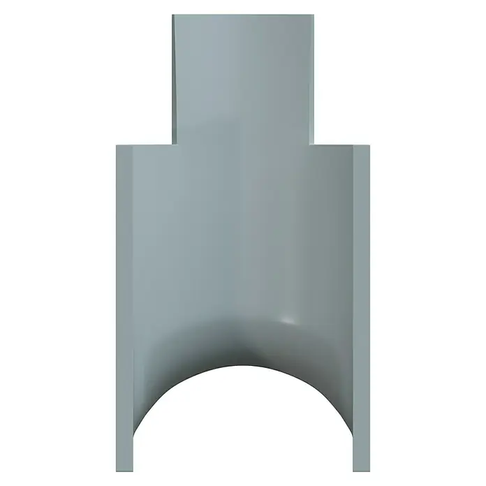 D-Line Kabelkanal-Zubehörkit - Weiß, Passend für: D-Line Kabelkanal 16 x 8 mm - Aufnahme eines modernen Silberkühlschranks mit Grillrost, der minimalistisches Design und Funktionalität vereint, ideal für moderne Küchen.