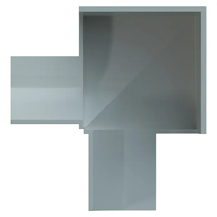 D-Line Kabelkanal-Zubehörkit - Weiß, Passend für: D-Line Kabelkanal 22 x 22 mm - Die minimalistische Glas-Konstruktion mit klaren Linien und subtilen Reflexionen erzeugt eine moderne, schlichte Ästhetik und ein modernes Design.