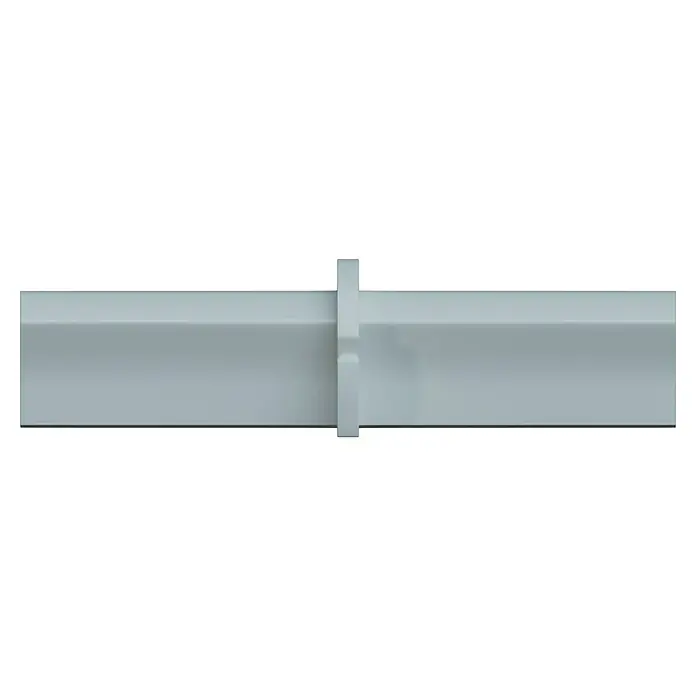 D-Line Kabelkanal-Zubehörkit - Weiß, Passend für: D-Line Kabelkanal 16 x 8 mm - Nahaufnahme eines modernen, grauen Schiebetürschranks mit minimalistischem Design und klaren Linien.