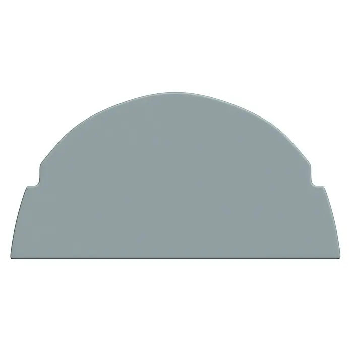 D-Line Kabelkanal-Zubehörkit - Weiß, Passend für: D-Line Kabelkanal 16 x 8 mm - Graues Bettkopfteil mit abgerundeter Oberseite und rechteckigen Seiten zur bequemen Anbringung am Bettrahmen.