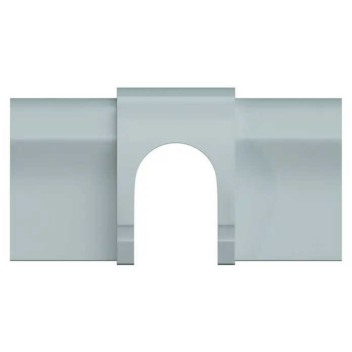 D-Line Kabelkanal-Zubehörkit - Weiß, Passend für: D-Line Kabelkanal 22 x 22 mm - Silberner Tunnel mit gestreiften Schatten. Das futuristische Design fesselt den Blick und wirkt sehr modern und abstrakt. Perfekt für moderne Umgebungen.
