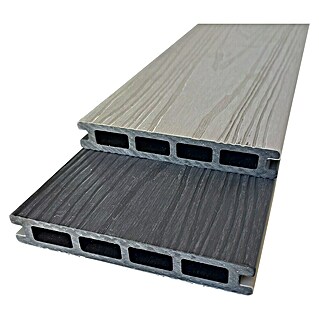 Dioco Tablón para terraza WPC Duratech (L x An x Es: 220 x 14,2 x 2,3 cm, Arena/Gris, 1 ud.)