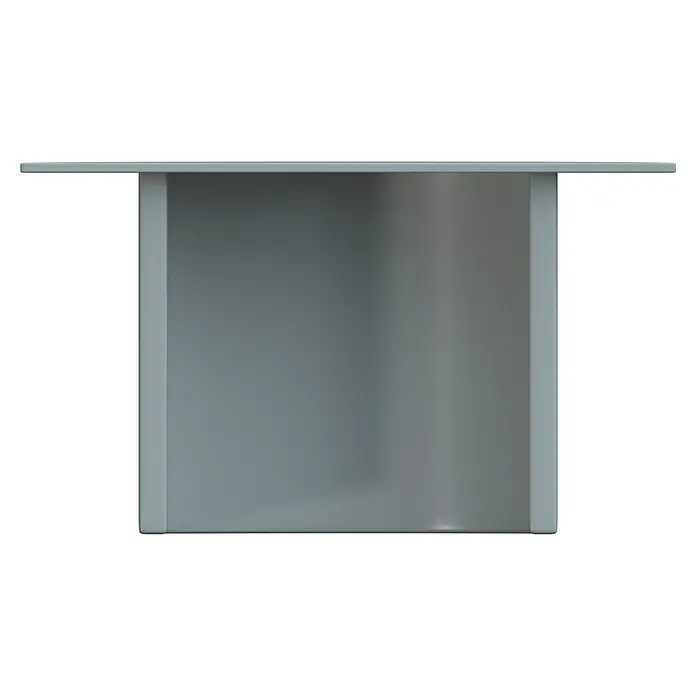 D-Line Kabelkanal-Zubehörkit - Weiß, Passend für: D-Line Kabelkanal 20 x 10 mm - Ein modernes, graues Roll-Up-Display mit einem schlichten Design, ideal für Präsentationen und Werbung.