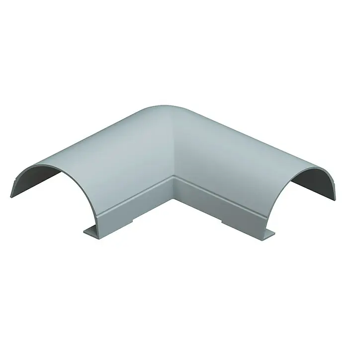 D-Line Kabelkanal-Zubehörkit - Weiß, Passend für: D-Line Kabelkanal 20 x 10 mm - Eckstück einer Kabelführung aus Kunststoff, ideal für saubere und sichere Installationen. Das Kabelkanalsystem sorgt für Ordnung und Schutz Ihrer Kabel.