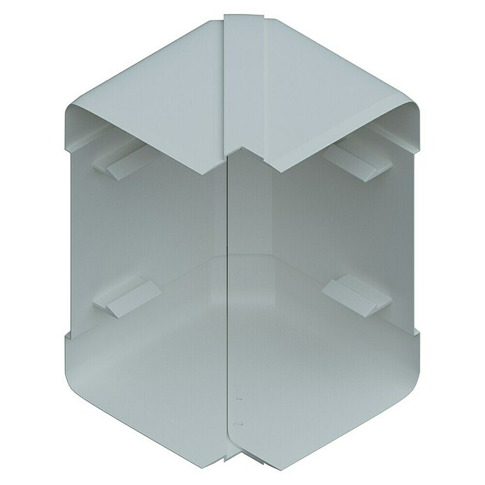 Außeneck BR 70 (Passend für: Brüstungskanal BR 70 x 130 mm, Reinweiß) | BAUHAUS