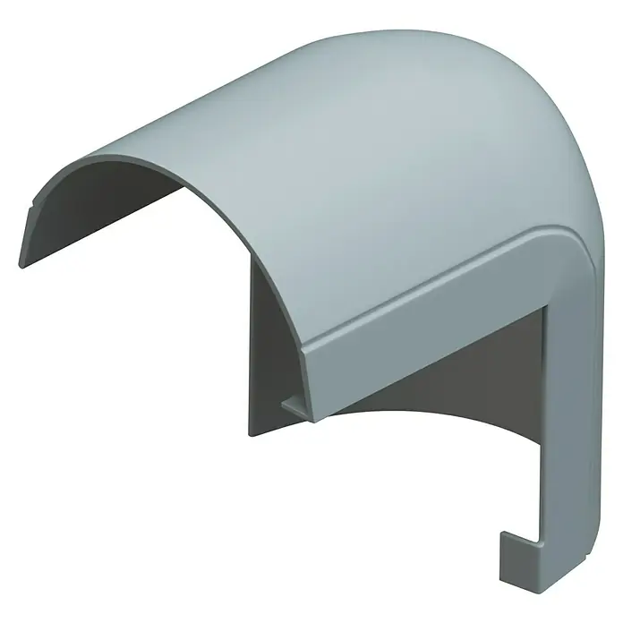 D-Line Kabelkanal-Zubehörkit - Weiß, Passend für: D-Line Kabelkanal 20 x 10 mm - Graue Kabelabdeckung, die Kabel schützt und für ein ordentliches Erscheinungsbild sorgt. Ideal für Büro oder Zuhause, einfache Montage.