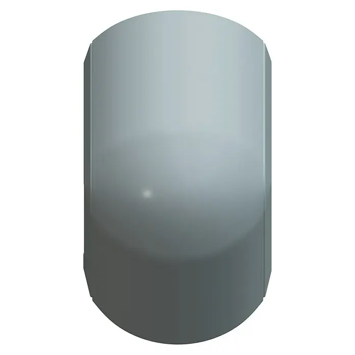 D-Line Kabelkanal-Zubehörkit - Weiß, Passend für: D-Line Kabelkanal 20 x 10 mm - Graues, abgerundetes zylindrisches Objekt. Ein schlichtes, modernes Design, ideal für minimalistische Umgebungen. Eine neutrale und beruhigende Farbe.