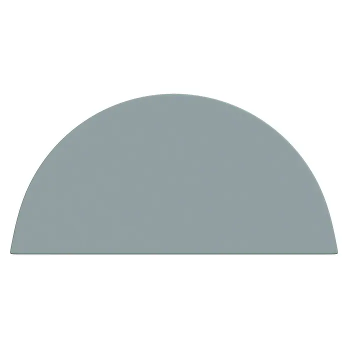 D-Line Kabelkanal-Zubehörkit - Weiß, Passend für: D-Line Kabelkanal 20 x 10 mm - Halbkreis in Grautönen, geometrische Form, neutral und schlicht, ideal für Design- und Präsentationszwecke.