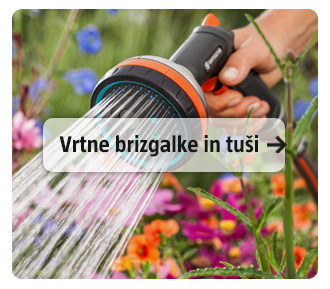 Vrtne brizgalke in tuši