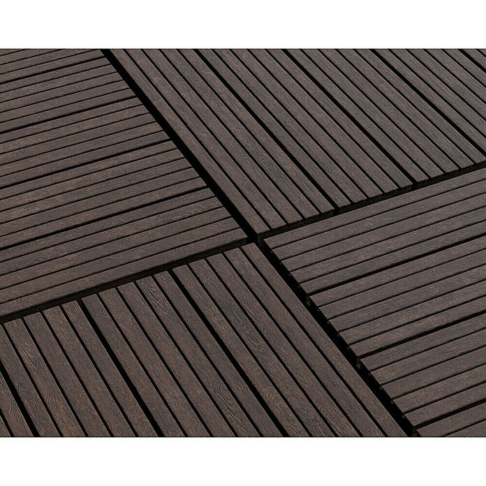 Klickfliese Cosmopolitan (Kunststoff, 30 x 30 x 1,5 cm, Coffee, 6 Stk.) | BAUHAUS