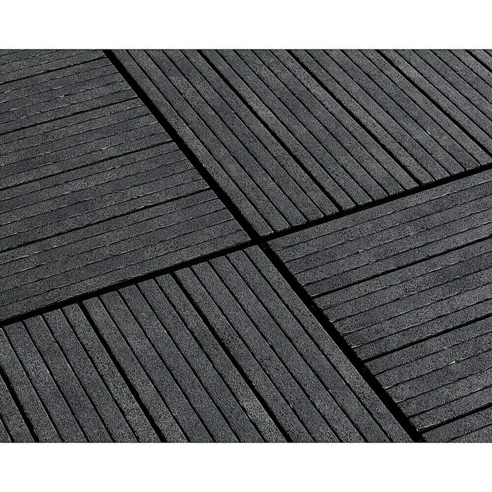Klickfliese Cosmopolitan (Kunststoff, 30 x 30 x 1,5 cm, Stahlgrau, 6 Stk.) | BAUHAUS
