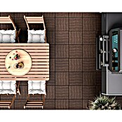 Klickfliese Cosmopolitan (Kunststoff, 30 x 30 x 1,5 cm, Coffee, 6 Stk.) | BAUHAUS