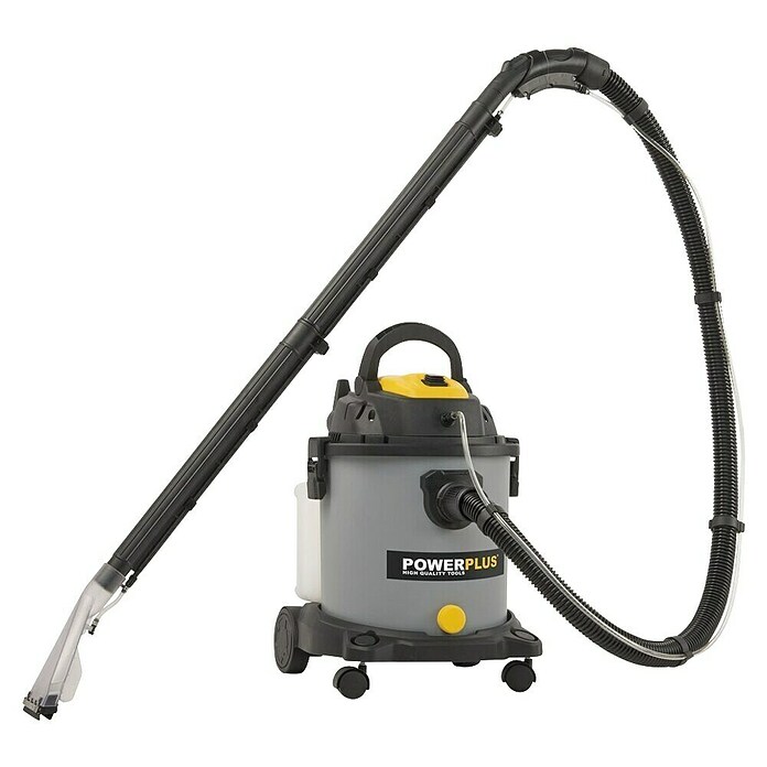 PowerPlus Aspirador en seco y húmedo eléctrico POWX326 (1.600 W, Volumen de recipiente: 20 l, Con bolsa) | BAUHAUS
