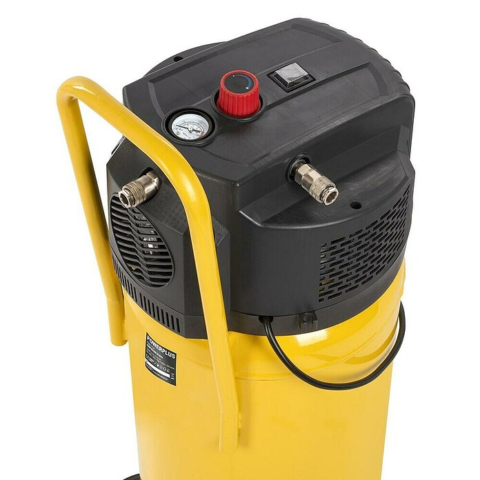 PowerPlus Compresor POWX17500 (1.500 W, Presión máx.: 10 bar, 50 l, Lubricación: Sin) | BAUHAUS