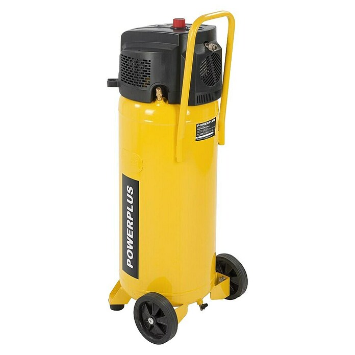PowerPlus Compresor POWX17500 (1.500 W, Presión máx.: 10 bar, 50 l, Lubricación: Sin) | BAUHAUS