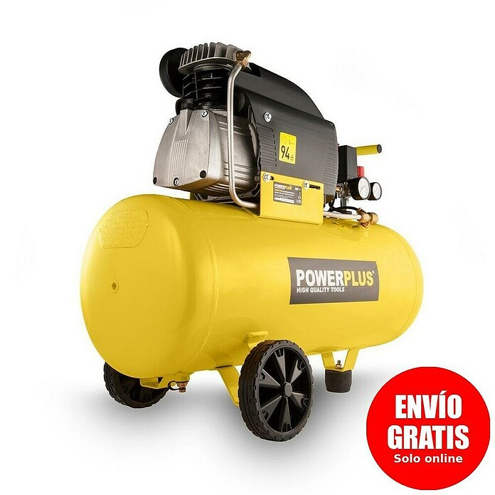 PowerPlus Compresor POWX1760 (1.500 W, Presión máx.: 8 bar, 50 l, Lubricación: Sin) | BAUHAUS