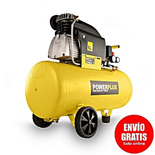 PowerPlus Compresor POWX1760 (1.500 W, Presión máx.: 8 bar, 50 l, Lubricación: Sin)
