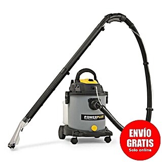 PowerPlus Aspirador en seco y húmedo eléctrico POWX326 (1.600 W, Volumen de recipiente: 20 l, Con bolsa)