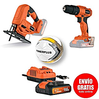 PowerPlus Juego de máquinas POWDPO3000 (20 V, 1 batería, 2 Ah, 4 pzs.)