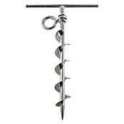 Marinetech Ancla de suelo (Ø x L: 13 x 340 mm, Acero inoxidable, Clase de acero: A2)