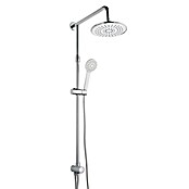 Mixomat Hoofddoucheset Lech (Met omzetter, In hoogte verstelbaar: 85 - 110 cm, Verchroomd)