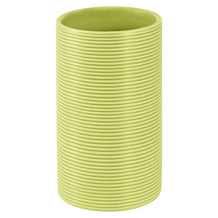 Spirella Portacepillos Tube Ribbed (Cerámica, Verde pistacho) | BAUHAUS