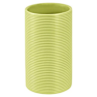 Spirella Portacepillos Tube Ribbed (Cerámica, Verde pistacho)
