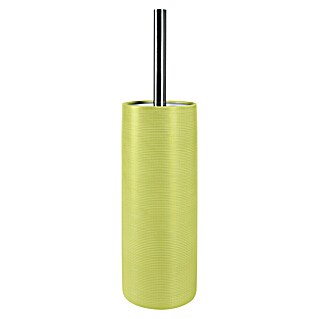 Spirella Escobillero de suelo Tube Ribbed (Cerámica, Verde pistacho)