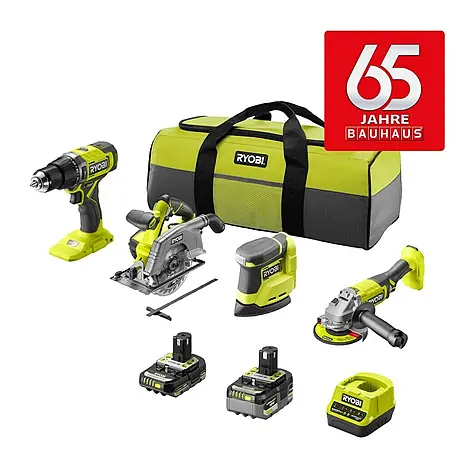 Ryobi ONE+ Maschinen-Set Combo Kit R18CK4G-252S