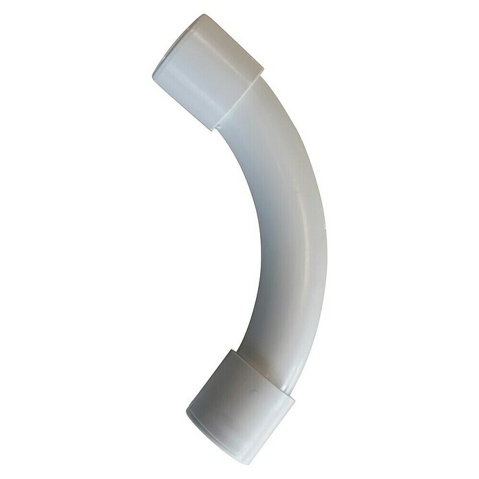 Koleno  (16 mm, Plastika, Svetlo siva, 5 kos) | 3296 - Fixrohre und Zubehör | CBED - Befestigungstechnik | CBE - Kabel und Zubehör | CB - Elektroinstallation | C - Elektro | BAUHAUS