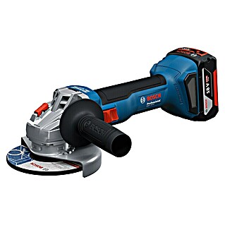 Bosch Professional Akumulatorska kutna brusilica GWS 18 V - 8 (18 V, 4 Ah, Promjer rezne ploče: 125 mm)