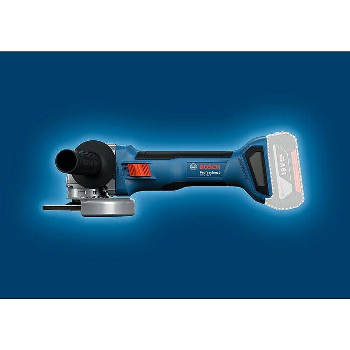 Bosch Professional AMPShare 18V Akumulatorska kutna brusilica GWS 18 V - 8 Solo  (18 V, Bez akumulatora, Promjer rezne ploče: 125 mm) | BAUHAUS