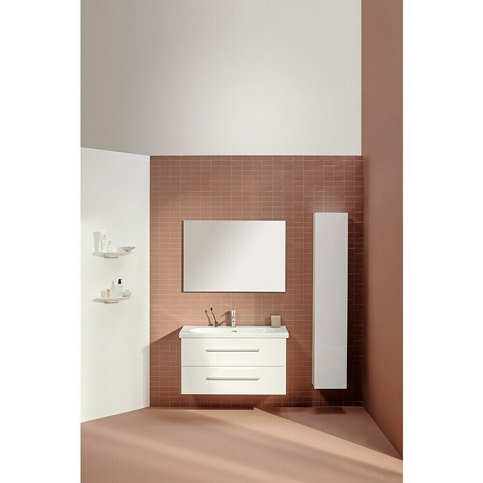 Laufen Badmöbel-Set LUA (Weiß Glanz, 100 cm) | BAUHAUS