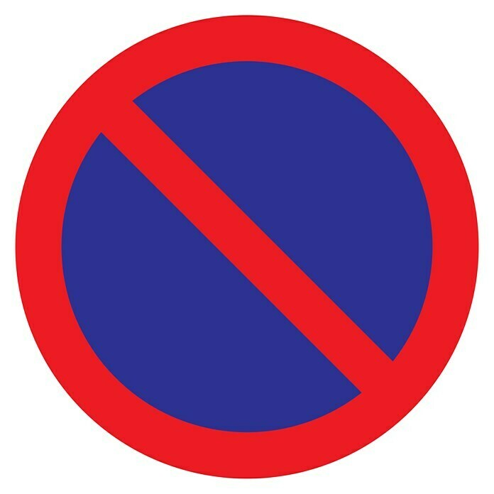 Pickup Señal de prohibición (Diámetro: 30 cm, Estacionamiento limitado)