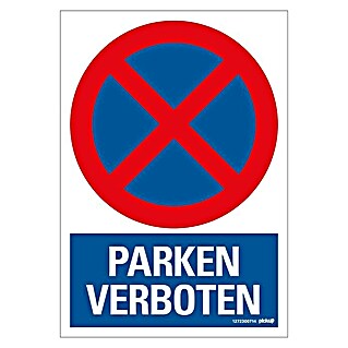 Pickup Verbotsschild (Motiv: Parken verboten, L x B: 23 x 33 cm)