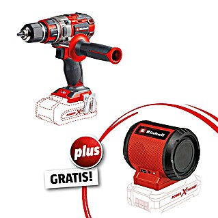 Einhell Power X-Change 18V Akku-Bohrschrauber TP-CD 18/80 LI BL-Solo Professional + Bluetooth-Lautsprecher GRATIS (18 V, Ohne Akku, 80 Nm)