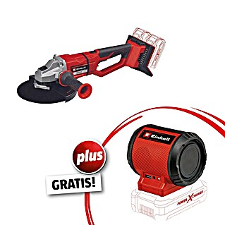 Einhell Akku-Winkelschleifer Axxio 36/230 Q Professional + Bluetooth-Lautsprecher GRATIS (36 V, Ohne Akku, Durchmesser Scheibe: 230 mm)