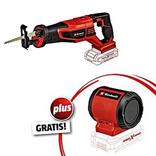 Einhell Power X-Change 18V Akku-Säbelsäge TE-AP 18/28 Li BL - Solo Professional + Bluetooth-Lautsprecher GRATIS (18 V, Ohne Akku, Leerlaufhubzahl: 0 /min - 2 500 /min)