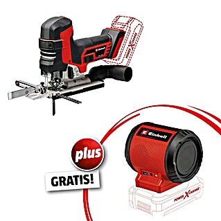 Einhell Power X-Change 18V Akku-Pendelhubstichsäge TP-JST 18/135 Li BL - Solo Professional + Bluetooth-Lautsprecher GRATIS (18 V, Li-Ionen, Ohne Akku)