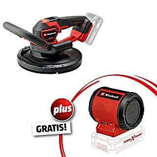Einhell Power X-Change 18V Akku-Trockenbauschleifer TP-DWS 18/225 Li BL Solo Professional + Bluetooth-Lautsprecher GRATIS (18 V, Ohne Akku)