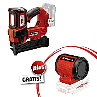 Einhell Power X-Change 18V Akku-Tacker FIXETTO 18/38 S Professional + Bluetooth-Lautsprecher GRATIS (Ohne Akku, Breite Klammer: 5,7 mm)