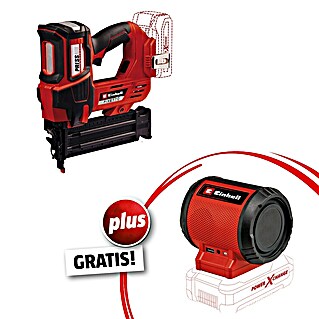 Einhell Power X-Change 18V Akku-Nagler Fixetto 18/50 N Professional + Bluetooth-Lautsprecher GRATIS (18 V, Ohne Akku, Länge Nagel: 15 mm - 50 mm)