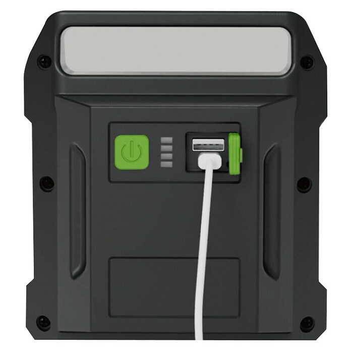 Profi Depot Proyector LED de batería 2 en 1 (20 W, 5.600 lm, 6.500 K, 12,7 x 12,7 x 330 cm, IP54) | BAUHAUS