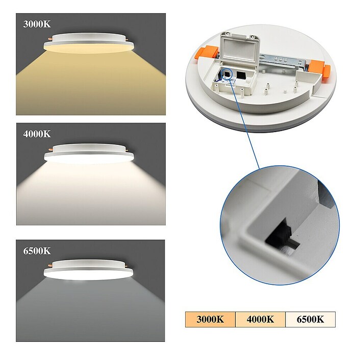 Tween Light LED okrogla stropna svetilka Massa  (24 W, Bela, Toplo bela) | 3016 - Deckenleuchte | CACB - Deckenleuchten | CAC - Indoorleuchten | CA - Beleuchtung | C - Elektro | BAUHAUS