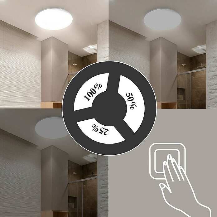 Tween Light LED okrogla stropna svetilka Massa  (24 W, Bela, Toplo bela) | 3016 - Deckenleuchte | CACB - Deckenleuchten | CAC - Indoorleuchten | CA - Beleuchtung | C - Elektro | BAUHAUS