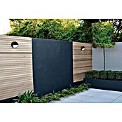 Lavida Aplique solar para exterior Ovala (5 W, L x An x Al: 9,7 x 20 x 20 cm, Negro, IP54, 500 lm) | BAUHAUS