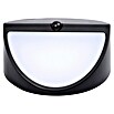Lavida Solar-Außenwandleuchte (5 W, L x B x H: 9,7 x 20 x 20 cm, Schwarz, IP54, 500 lm) | BAUHAUS