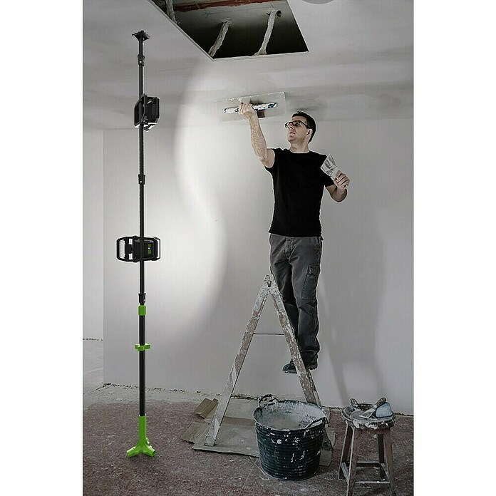 Profi Depot Proyector LED de batería 2 en 1 (20 W, 5.600 lm, 6.500 K, 12,7 x 12,7 x 330 cm, IP54) | BAUHAUS