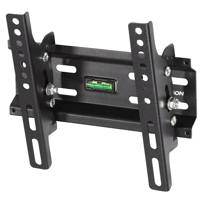 Thomson TV-Wandhalterung WAB646 neigbar - Passend für: Bildschirmdiagonale 10"-46", Belastbarkeit: 30 kg - Schwarze TV-Wandhalterung aus Metall mit integrierter Wasserwaage zur einfachen Montage.